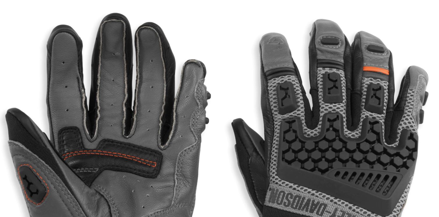 Guantes hombre Harley-Davidson® Men Grit Adventure Gloves – CE - Imagen 3