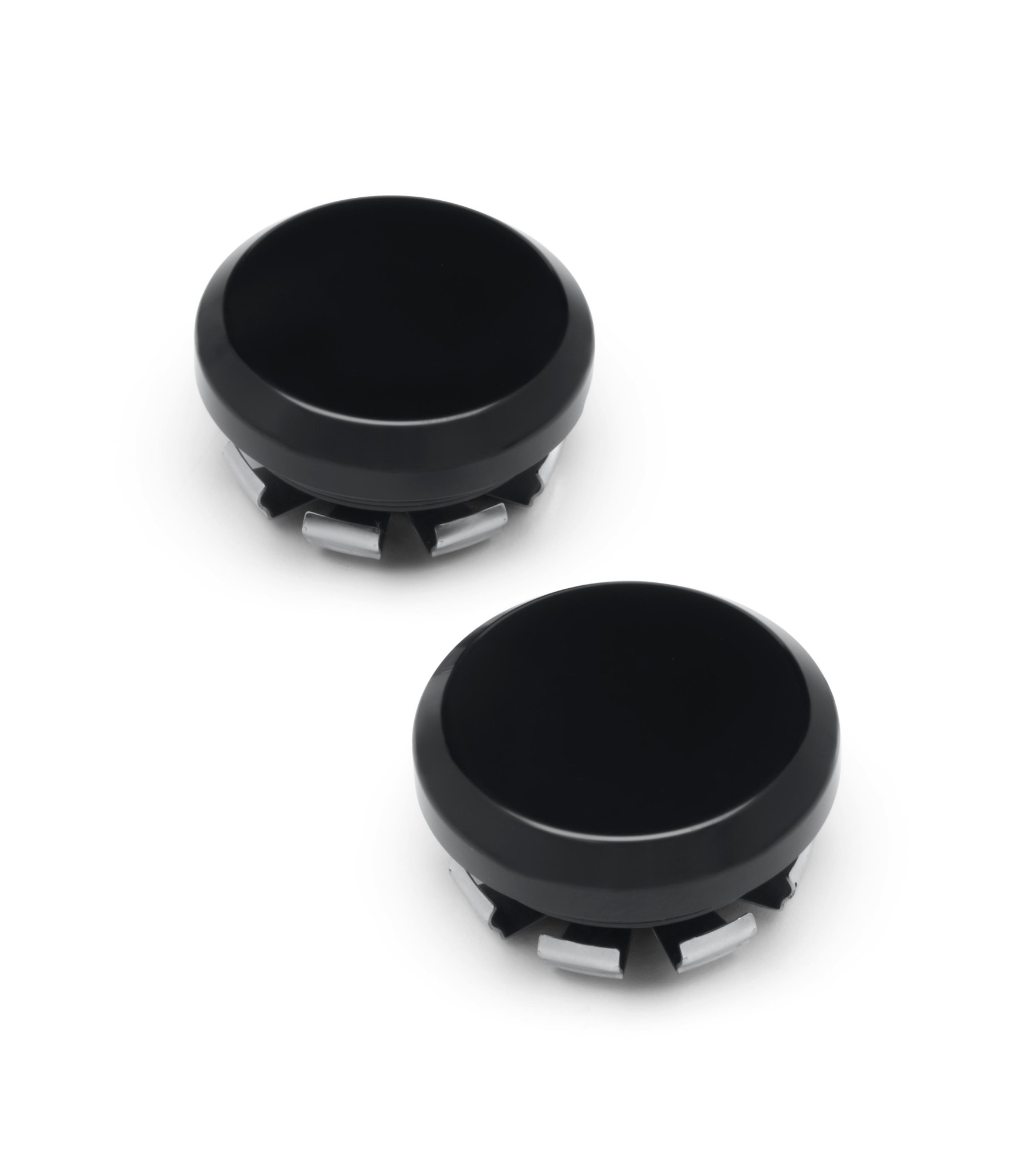 Tapas de Tornillo del Eje del Basculante Harley-Davidson® Negro Brillante – Sportster - Imagen 2