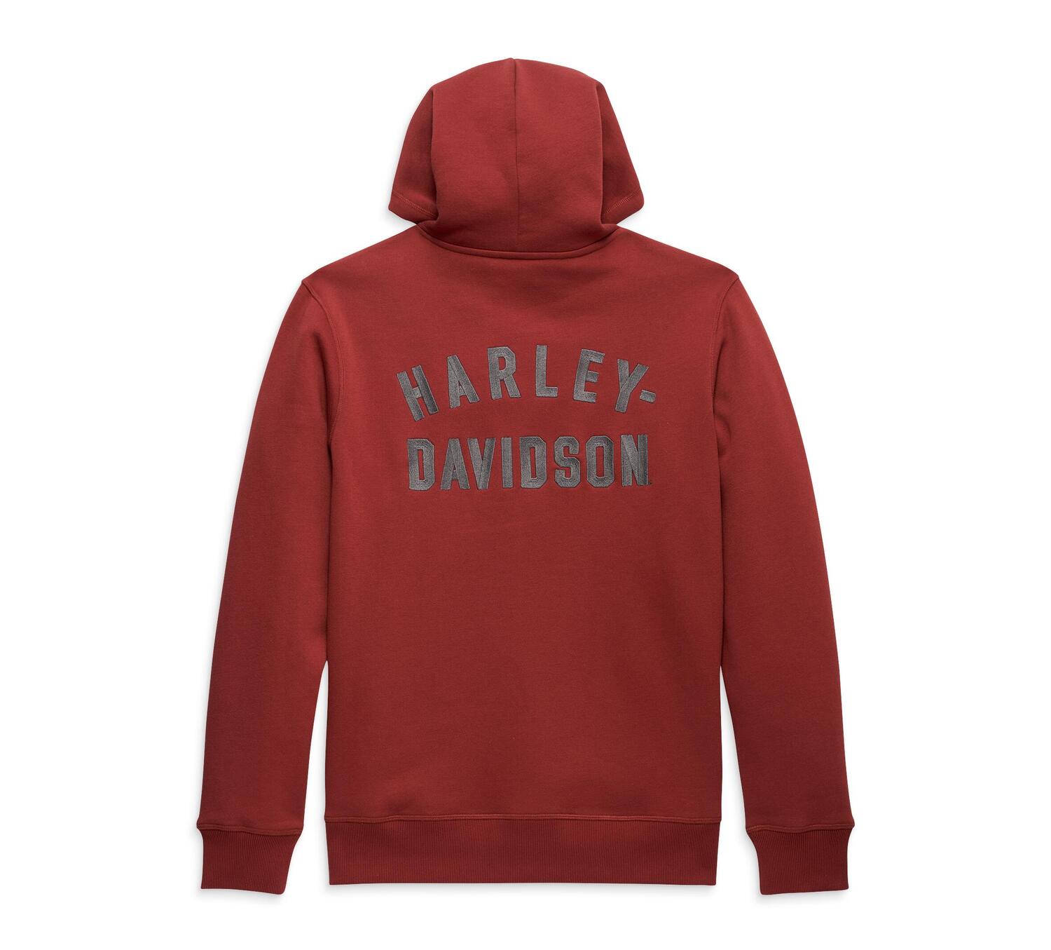 Sudadera con Capucha Hombre Harley-Davidson® Men Staple Hoodie – Granate - Imagen 2