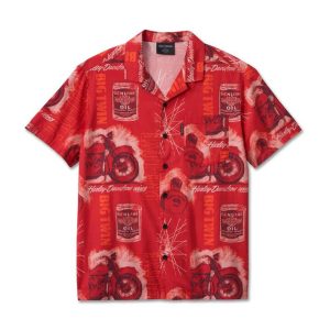 Camisa Hombre Harley-Davidson® Men Roaring Aloha Short Sleeve Shirt