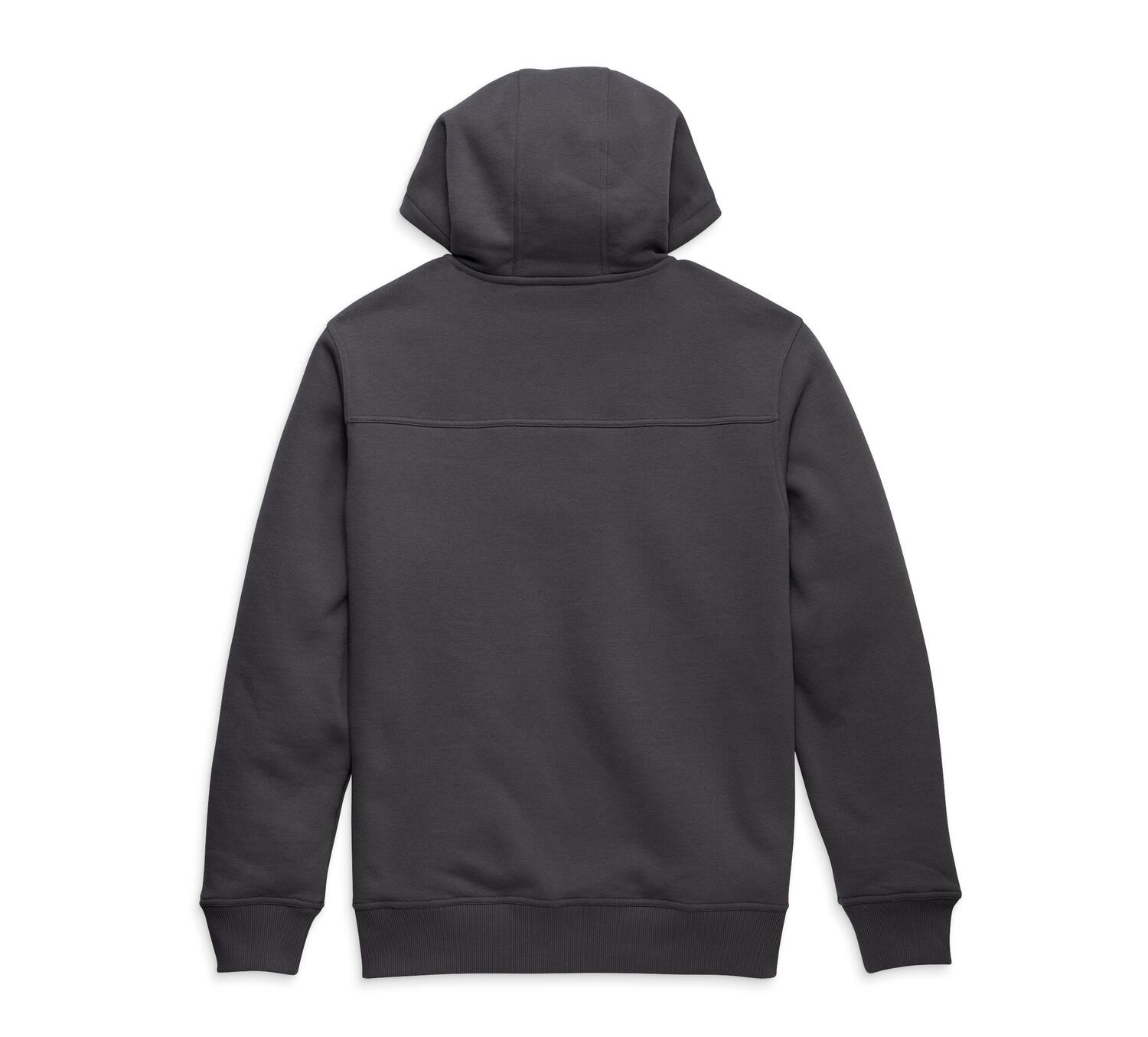 Sudadera con Capucha y Cremallera Hombre Harley-Davidson® Men Winding Roads Zip-Up Hoodie – Gris - Imagen 2