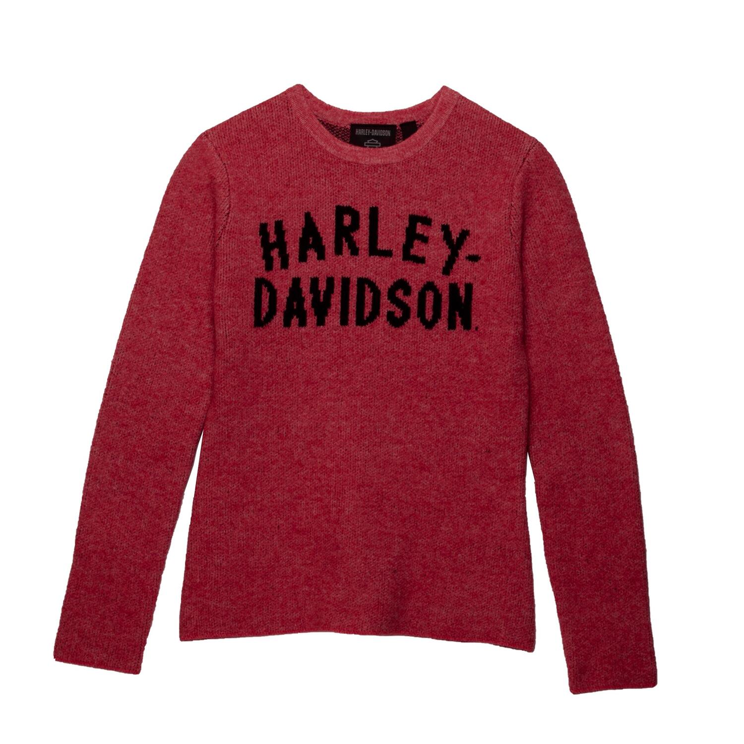 Jersey Mujer Harley-Davidson® Woman Midwest Intarsia Sweater – Cereza