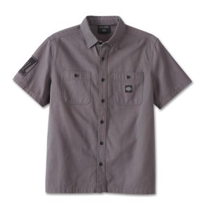 Camisa Hombre Harley-Davidson® Men Forever Harley Canvas Shirt – Gris